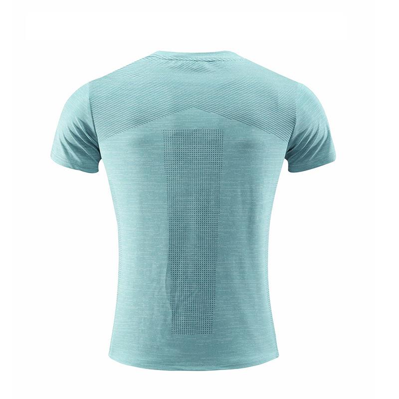 Men's Quick-Dry Casual Short Sleeve Sports T-shirt for Running and Fitness