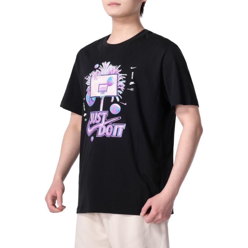 New Nike T Shirts Men's Black FV8411-010