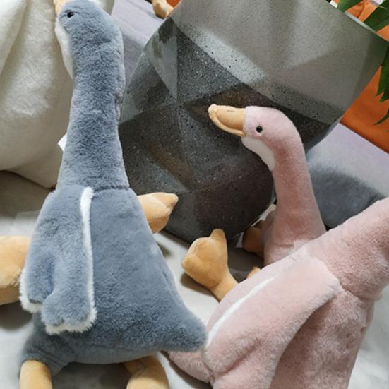 40/50/60cm Goose Plush Toy Long Neck Soft Cute Animal Doll Hugging Pillow Sleeping Accompany Simulation Stuffed Animal Plush Doll Toy