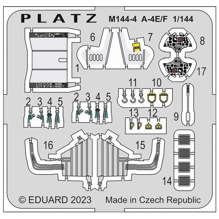 Platz 1/144 A-4E/F Skyhawk Detail-Up Parts Model Parts M144-4