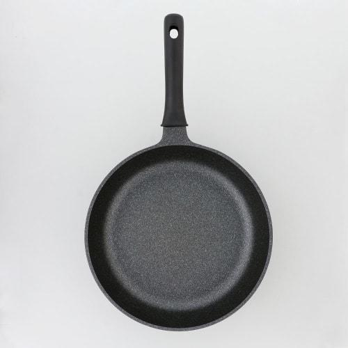 LIV PLUS 26cm Frying Pan, Gas Stove Only, Lightweight, Black, NM-382