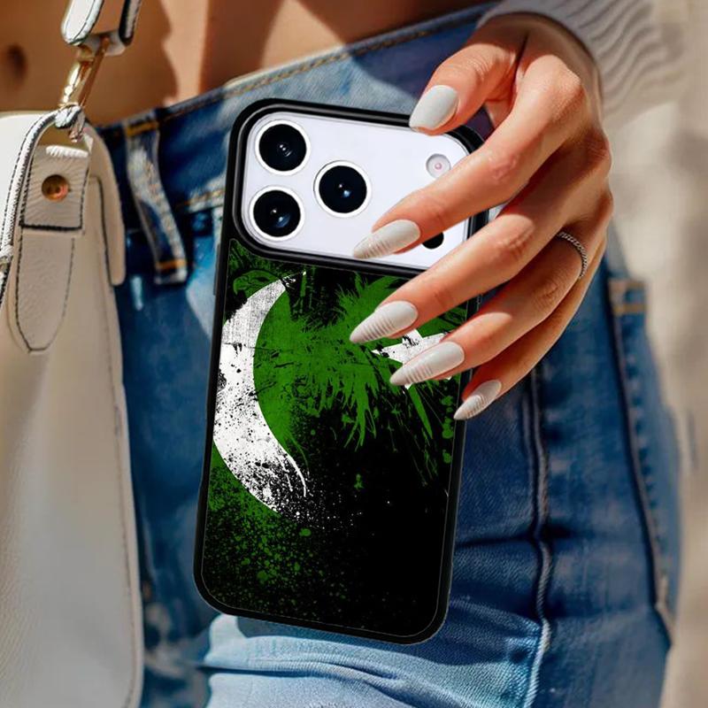 Pakistan Flag Phone Case For iPhone 17 Air 14 15 13 12 Max Cover For Apple 16e 11 Pro Max Plus Coque