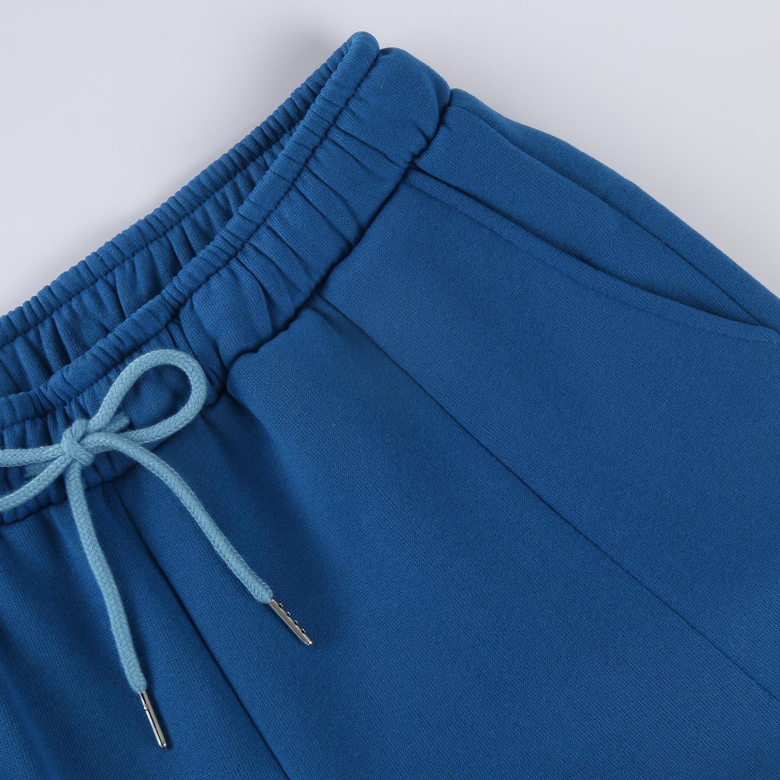 Женские спортивные штаны Женские мешковатые прямые спортивные штаны с завязками — фото 3