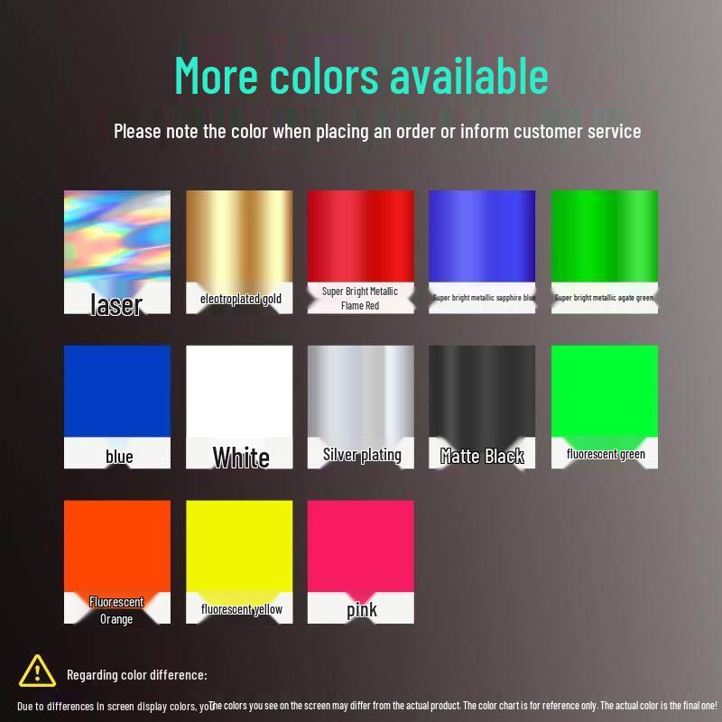 Riesige PCR-Laufradaufkleber: Farbwechsel der Nabe für Fahrradfelgen und -reifen