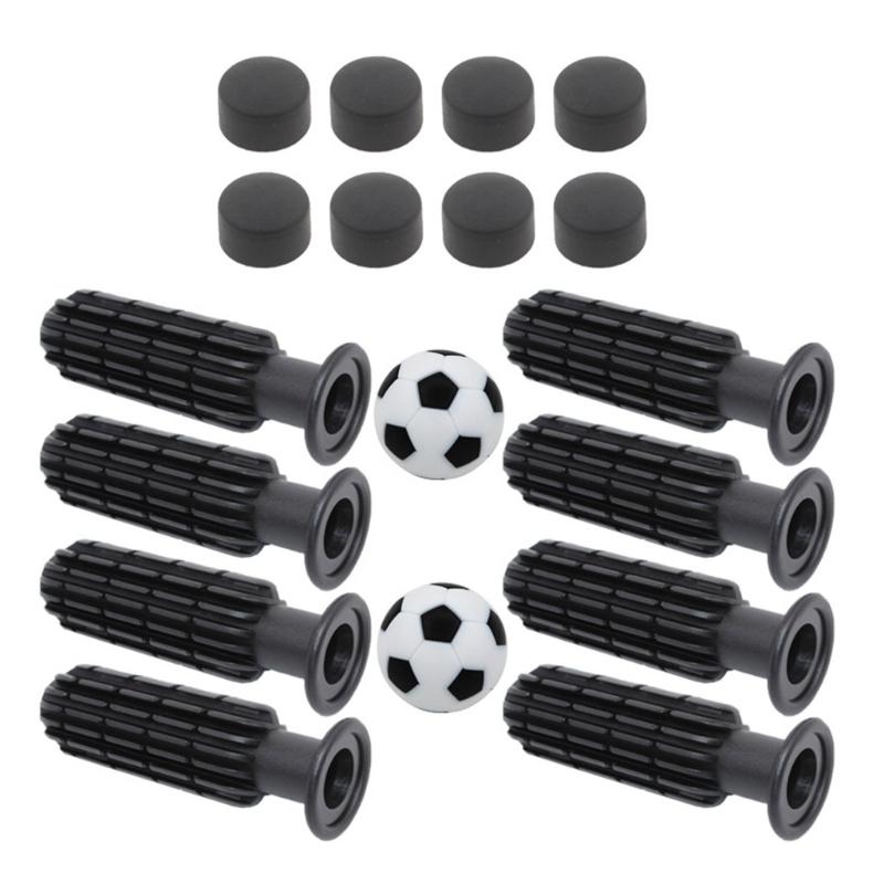 

Soccer Handle Set, Table Soccer Handle, Foosball Replacement Handle Soccer Handle Grip Handle Grip for Foosball Lover чорний