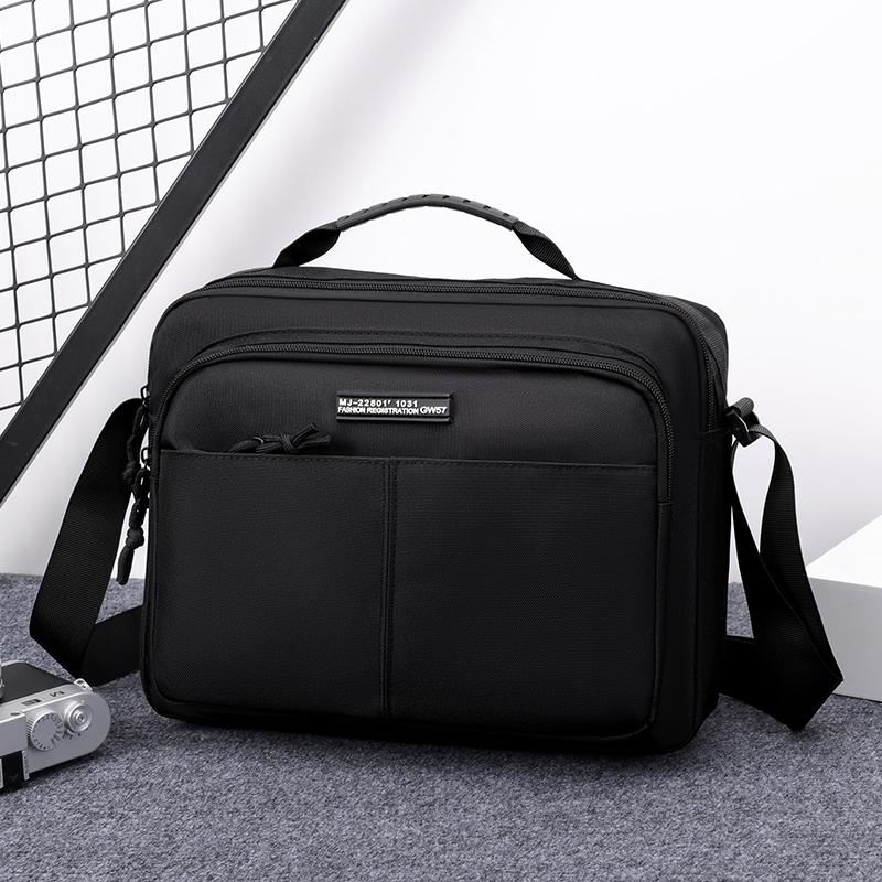 Men's Business Crossbody Shoulder Bag – Large Capacity Waterproof Sling with Multi-Pocket Design for Daily Use