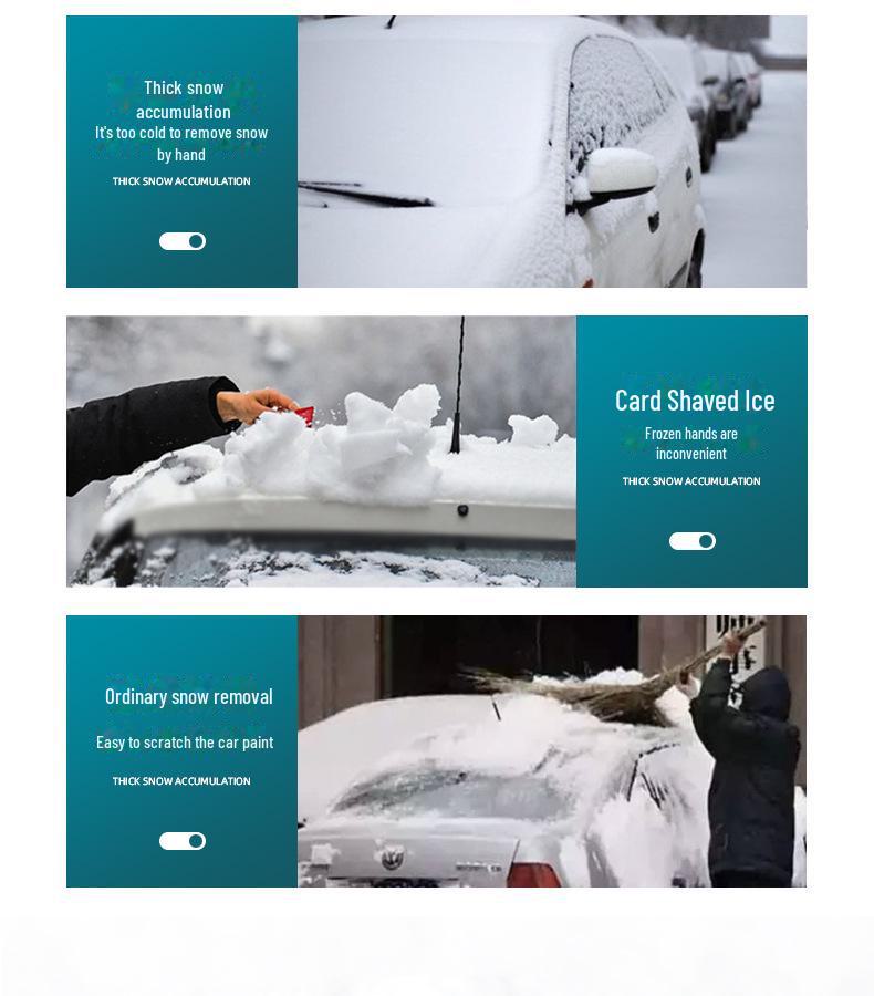 4-in-1 Multifunctional Car Snow Shovel & Ice Scraper