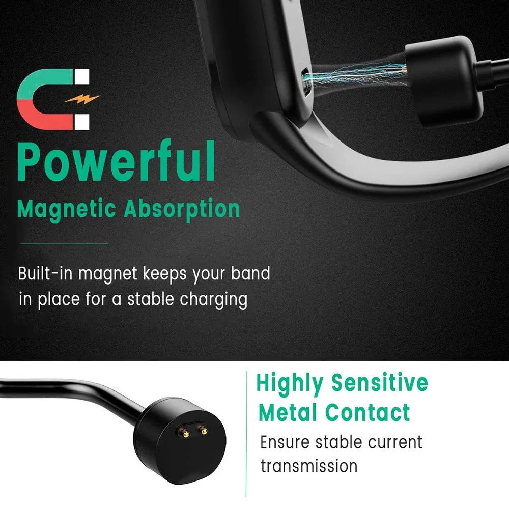 Magnetic Charger For Xiaomi Mi Band 8 7 6 5 4 3 USB Charging Cable For Redmi Watch 2 Charging Wire For Smart Bracelet Chargers