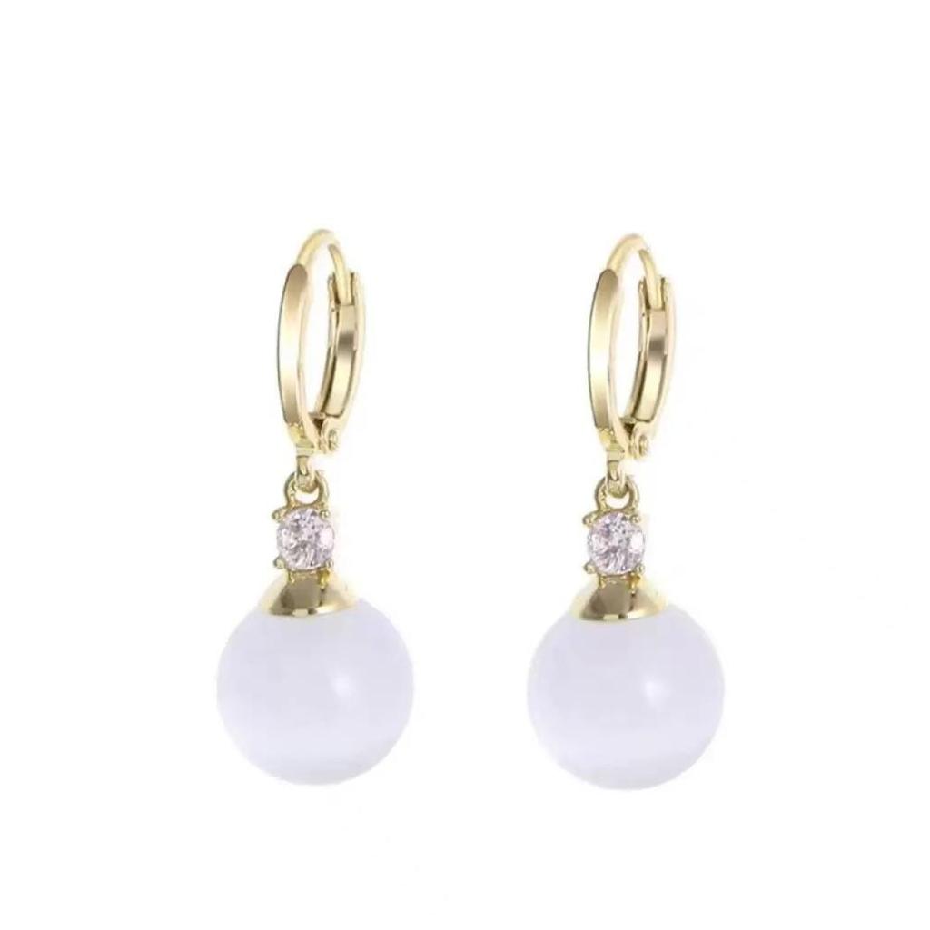 Elegantes Brincos de Orelha Olho de Gato: Brincos Pendentes da Moda para Mulheres