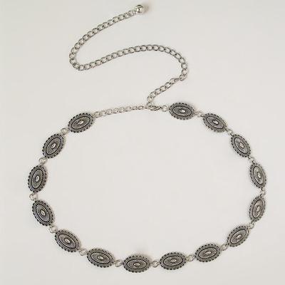 The Silver Waist Chain Design, Retro Accessory, Versatile Dress, New Summer Belt, High-end and Simple