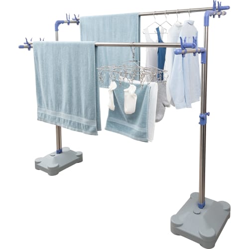 ekans Stainless Steel Extendable Clothes Drying Rack with Blow Base KSB-100