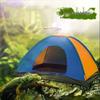 Outdoor Manual Single Layer 4-Person Camping Tent
