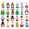 Christmas Spring Toy That Can Walk After Being Wound Up Santa Claus and Reindeer Spring Toy Children's Christmas Gift