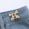 Rabbit Shape Adjustable Jean Button Waist Buckle Snap Pants Buckle Fastener
