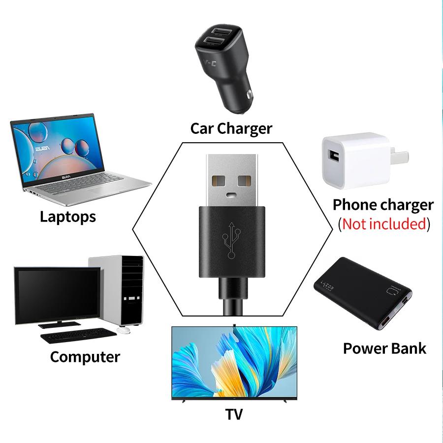 RGB LED Strip Light with IR 24 Key Remote Control Flexible LED Tape Lamp USB 5V 5050SMD 30/60LED/M 5M Room TV Decor Backlight