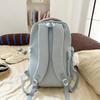 College Colorblock Schultasche Damen Reiserucksack Leichtgewichtiger Klassenrucksack