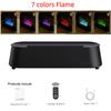 New Flame Ultrasonic Air Diffuser with Remote Control Cool Mist Maker 3D Simulation Air Humidifiers Aroma Essential Oil Diffuser