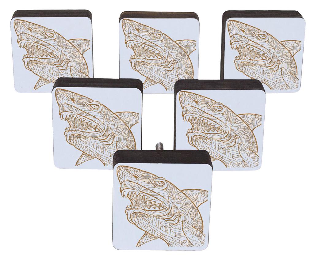 IBA Indianbeautifulart Braun Gravierte Knöpfe Holz Kleiderschrank Knöpfe Schrank Schubladengriff 10