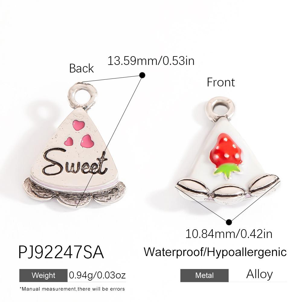 Stainless Steel DIY Jewelry Accessories: Alloy Korean-style Pendants, Cute and Oil-drip Accessories