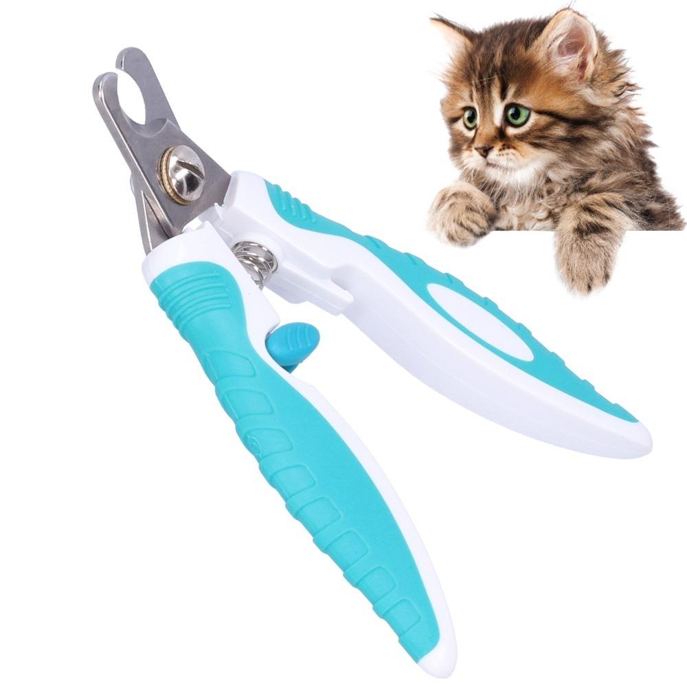Stainless Steel Pet Nail Clippers Ergonomic Handle Dog Nail Cutter for Cats Dogs