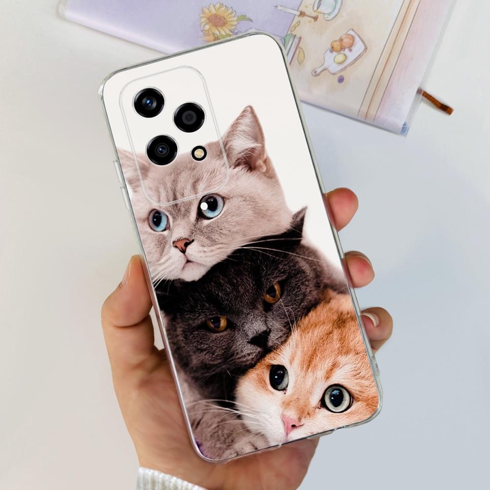 For Honor 200 Lite Phone Cover Case Cool Cartoon Dragon Space Man Cute Cat Funda Soft Clear Silicone Huawei Honor 200 Pro 200 5G