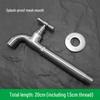 304 Stainless Steel Anti-Freeze Cold Resistant Outdoor Faucet with 4/6-Point Nozzle for Washing Machine