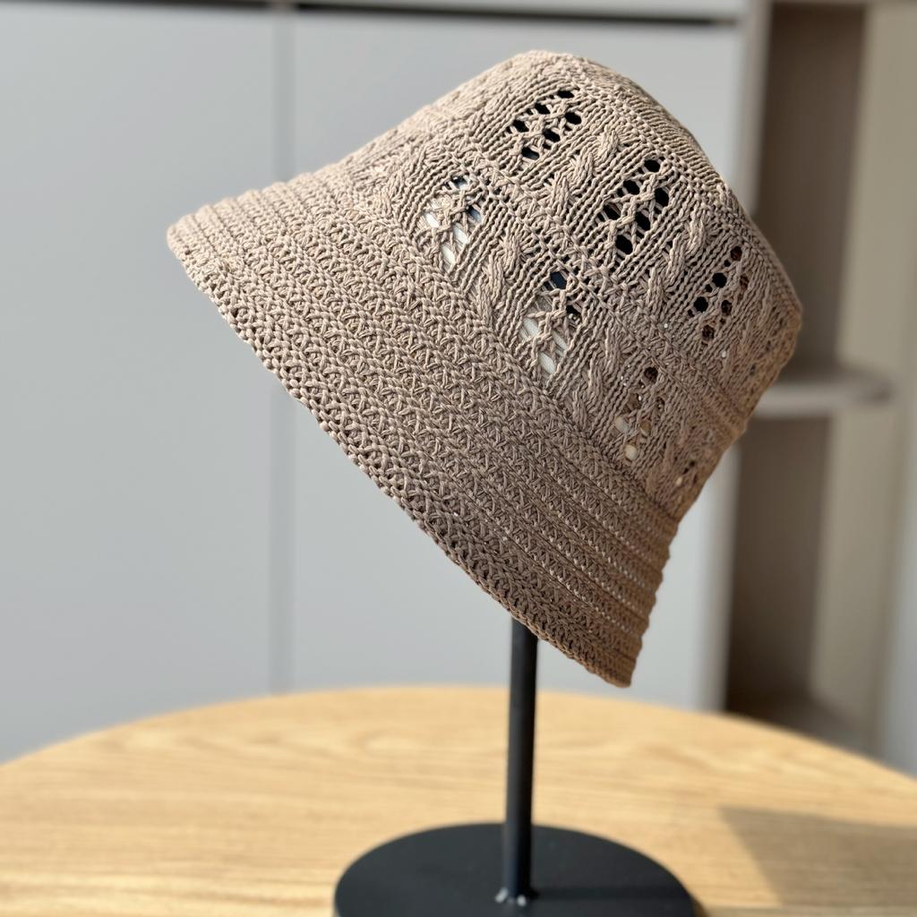 New Hollow Sunscreen Bucket Hat Women's Casual Fashion Travel Visor Basin Hat