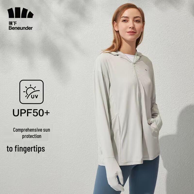 Beneunder Ice Cloud Mid-Length Sun Protection Shirt L