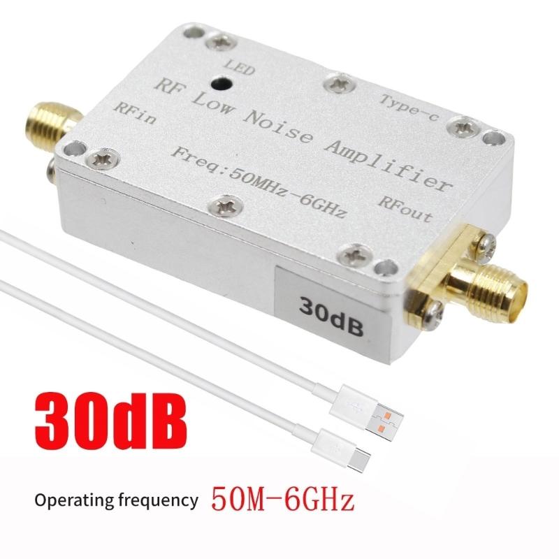50MHZ-6GHz HF-Verstärker 20DB 30DB HF-Treiberübertragung Rauscharme Verstärker Radioempfänger für VHF UHF Breitband