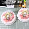 Microwave Oven   Guard 2 Pcs Microwave Cover 23*5.5cm Celsius 9.1*2.2in Large Microwave Plate Cover for Food Microwave Hood with   Steam