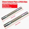 15cm or 20cm Car Auto Air Parking Heater Exhaust Pipe 2 Clamps Fuel Tank Exhaust Hose Tube Stainless Steel for Diesel Heater