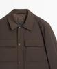 Massimo Dutti Collar Pocket Overshirt