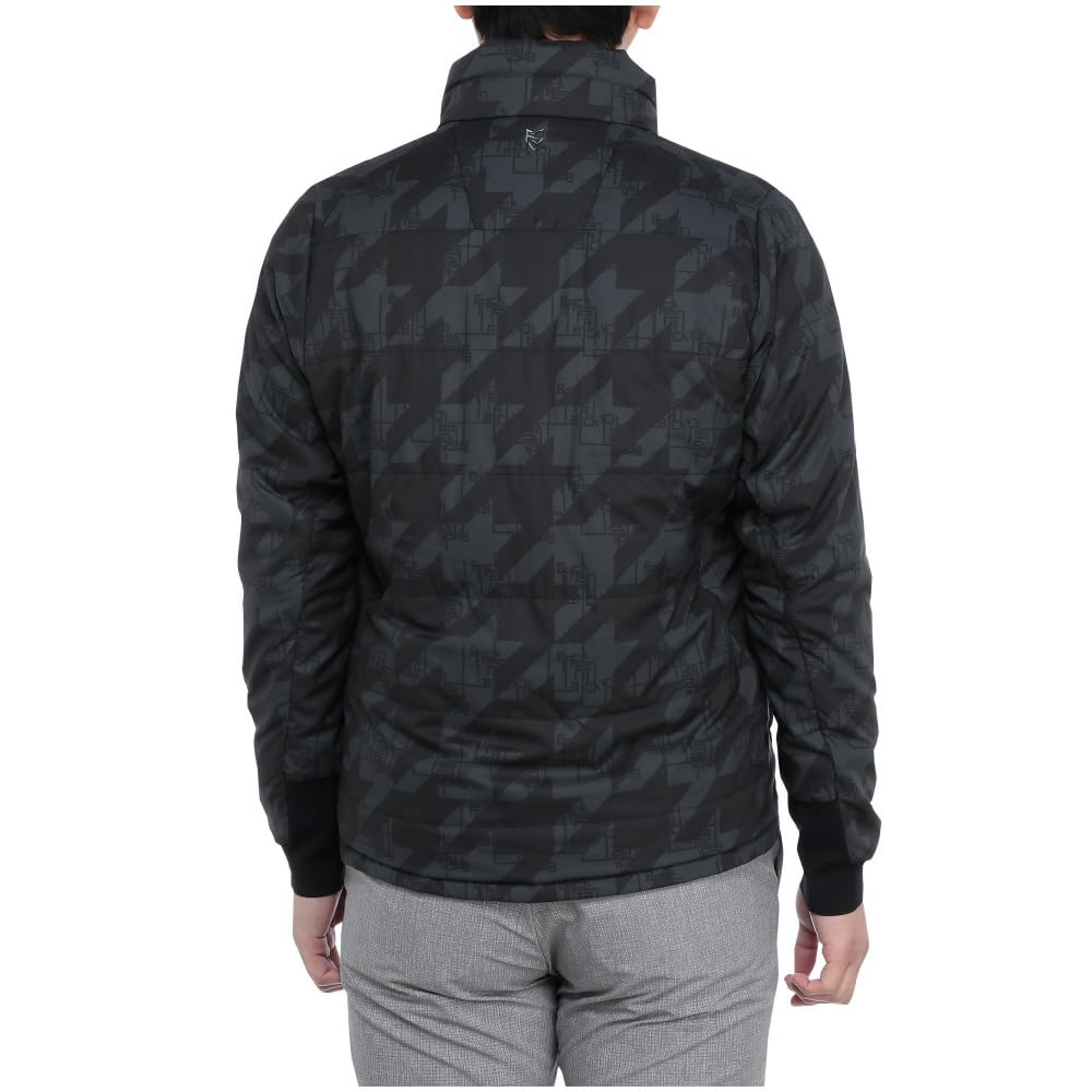 Golf Wear Breath Thermo Tech Lining Blouson Heat Generating Material Mizuno Movetech E2MEB507 Black X Charcoal Gray [Mizuno] Men's