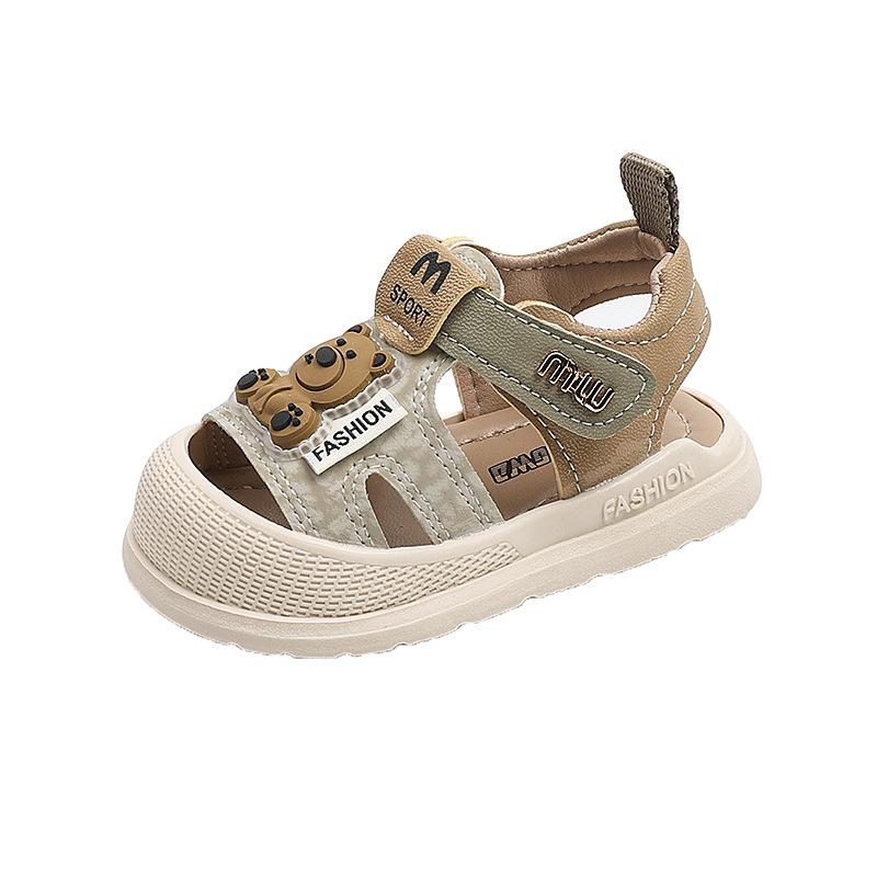 Summer 2025 New Children's Sandals, Walking Shoes, Anti-kick Baby Shoes and Boys' Beach Shoes