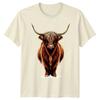 Highland Cow Animals Unisexs Tshirt Unisexs Tee Graphic Unisex Tee