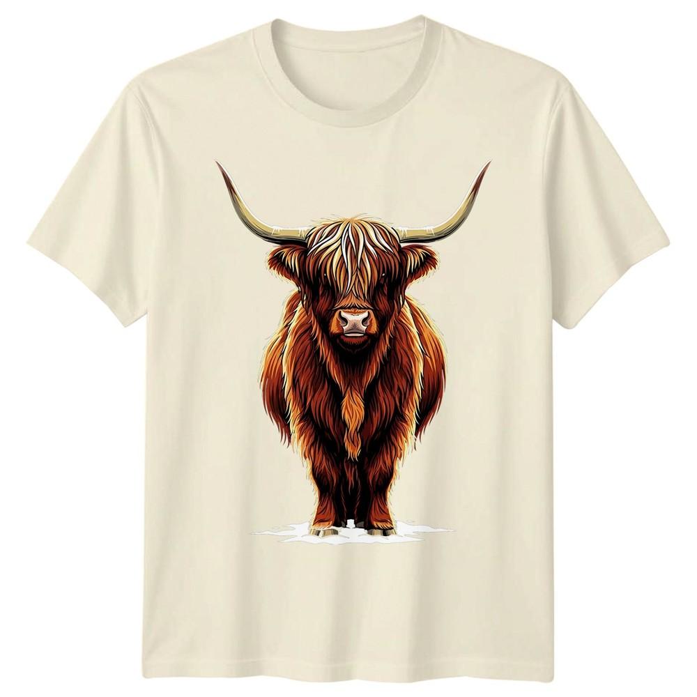 Highland Cow Animals Unisexs Tshirt Unisexs Tee Graphic Unisex Tee