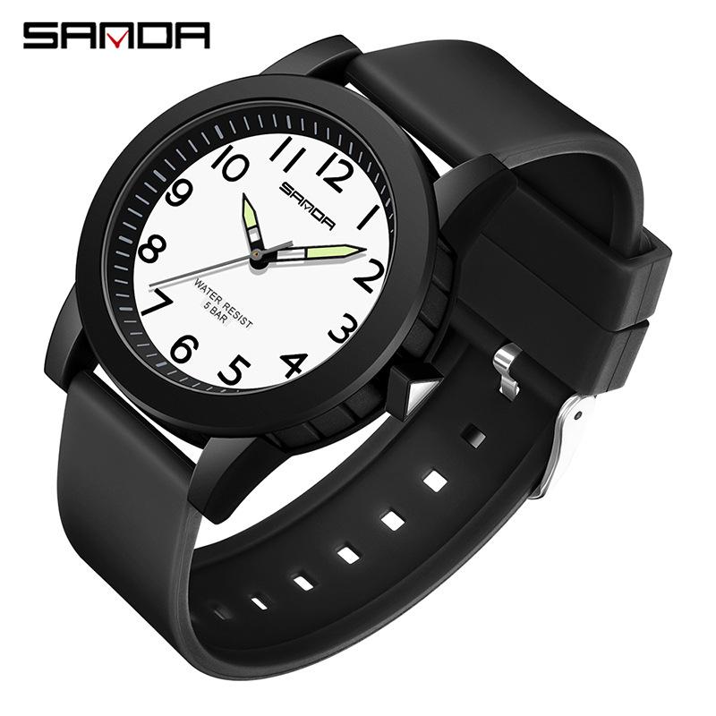 

Sanda Trendy Waterproof Casual Quartz Watch for Men & Women