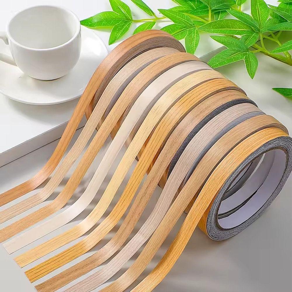 PVC Refurbished Self-adhesive Edge Band Thickened Border Sealing Strips Wood Grain Edging Tape