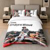 3-teiliges Bettwäsche-Set, One Direction 1 Bettbezug und 2 Kissenbezüge, Bedruckte Bettwäsche-Dekoration für Gästezimmer