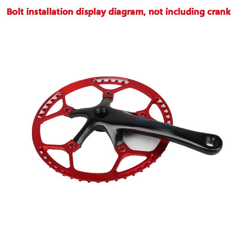 5 Pcs MTB Bicycle Chainwheel Screws Cycling Chainring Wheel Bolt Alloy 7075 Single/double Road Bike Disc Screws for Crankset Parts