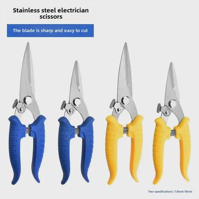 Multifunktionale Elektrikerschere aus Edelstahl zum Drahtschneiden