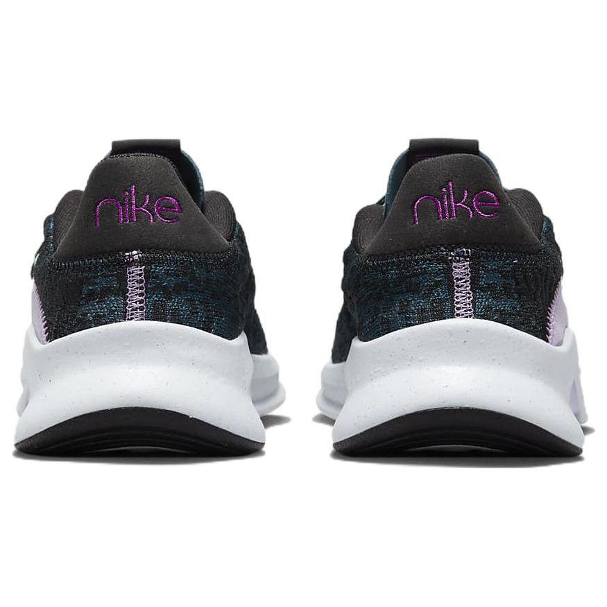 Nike SuperRep Go 3 Flyknit Next Nature WMNS Black Armoury Navy Vivid Purple Green Glow DH3393-002