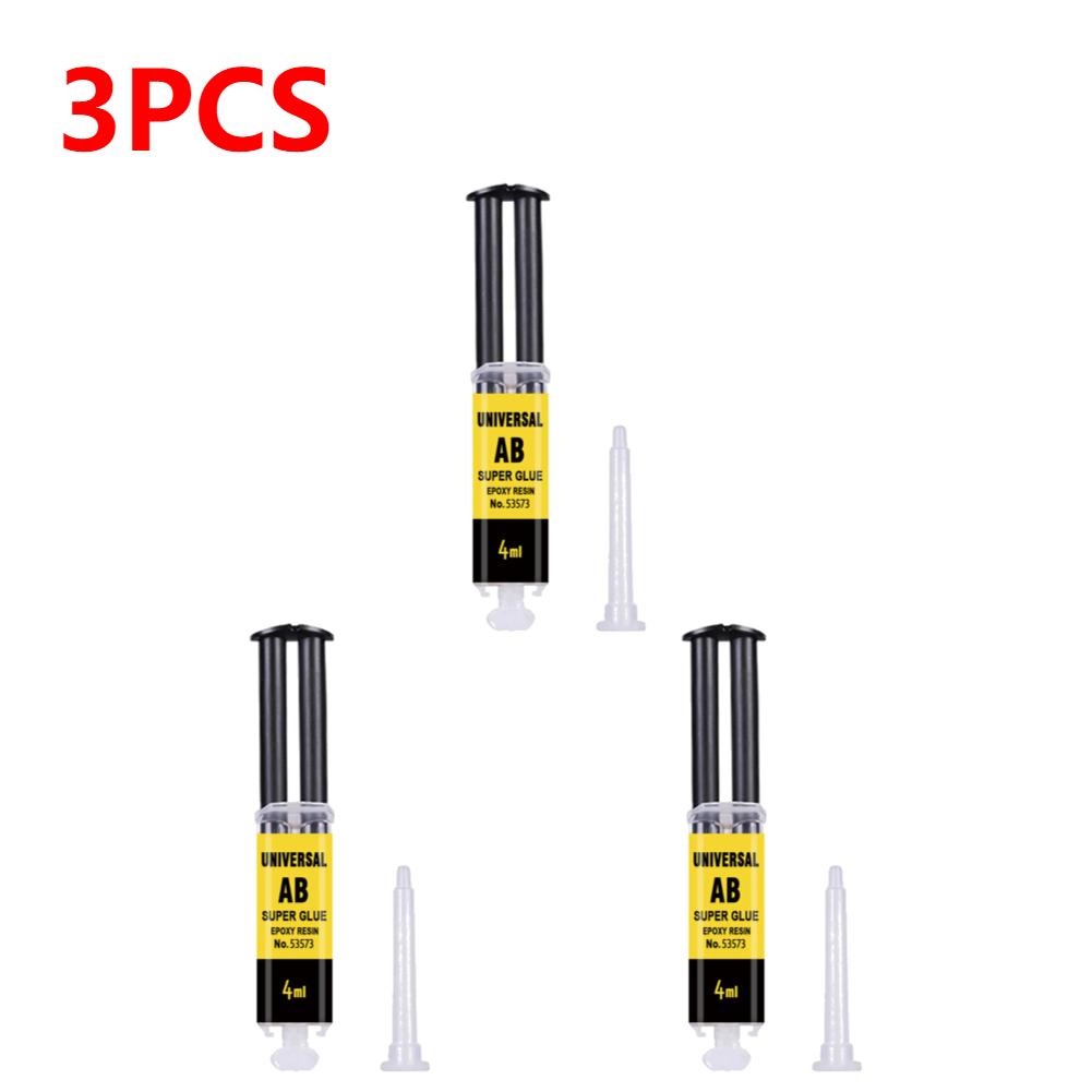 4/25 ml Żywica Epoksydowa Klej AB Wodoodporny Natychmiastowy Szybkoschnący Klej Naprawczy Mocny Super Płynny Klej Do Drewna Plastiku Metalu Klejenie Spawanie