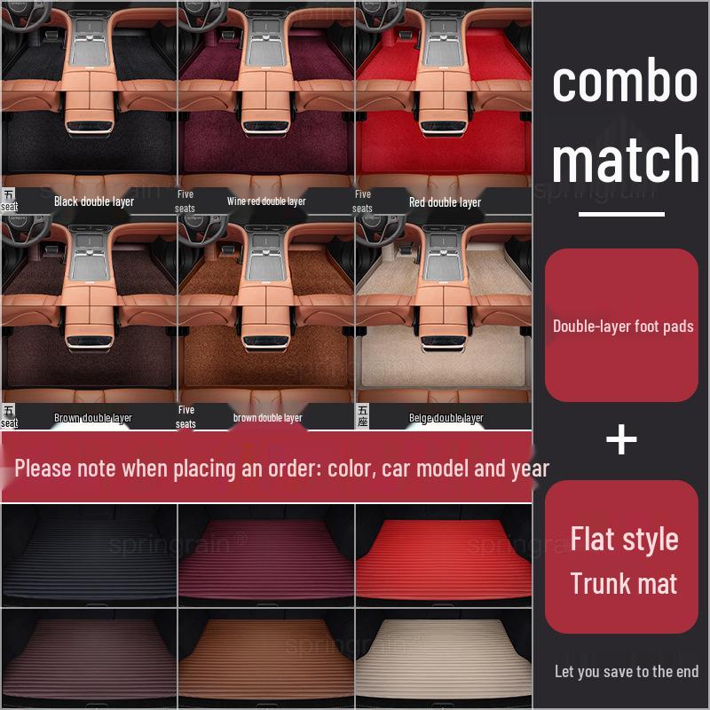 AITO M5 Ultra M7 Pro M8 Max M9 Electric Leather Car Floor Mats