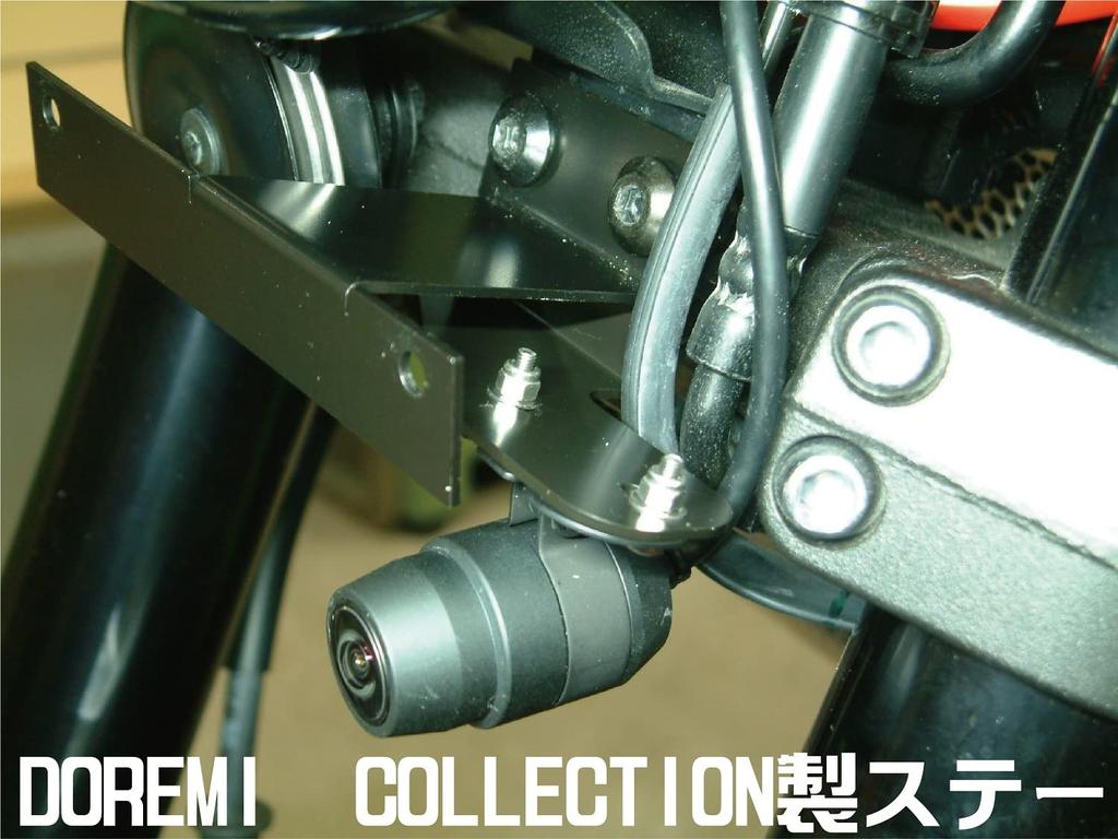 POSH FAITH Motorcycle Dash Cam Front Camera Bracket for Adding Emblems to Z900RS (2018-2023), Black, 132212-FT