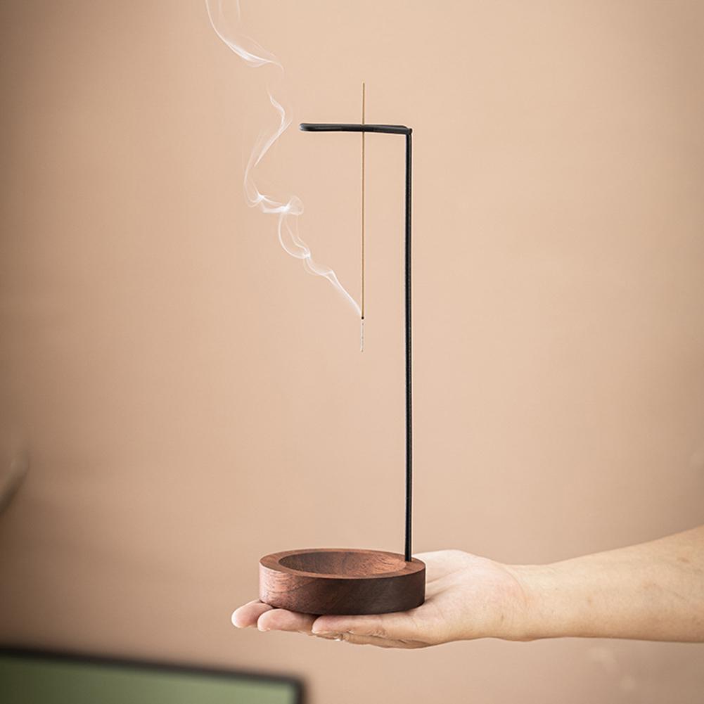 Incense Holder Sandalwoods-Burners Upside Incense Aromatherapy Stick Holder Tray Meditation Spa Room Home Ornament Decoration