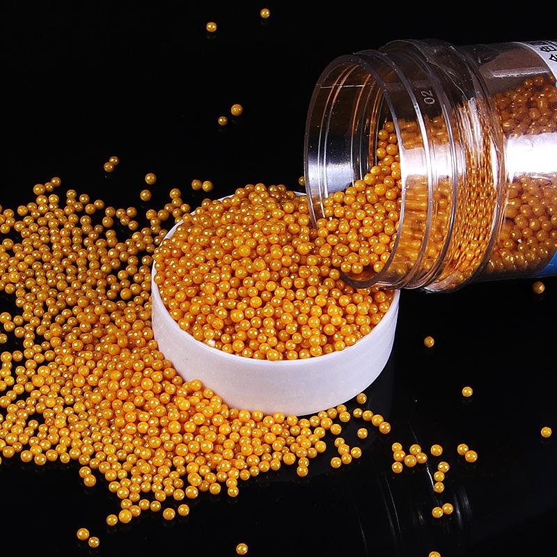 Quick Cake Decor: Gold Sugar Pearls & Lustre Dust with Birthday Theme Insert Cards