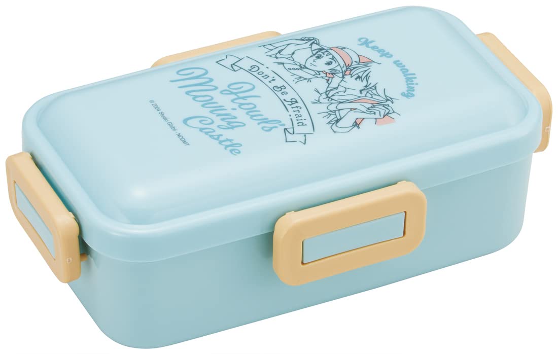 

Skater Lunch Box 530ml Single Layer Made in Japan lock Dishwasher and Microwave Safe Studio Ghibli Moving Castle Women s Leak-proof 4-point Howl s