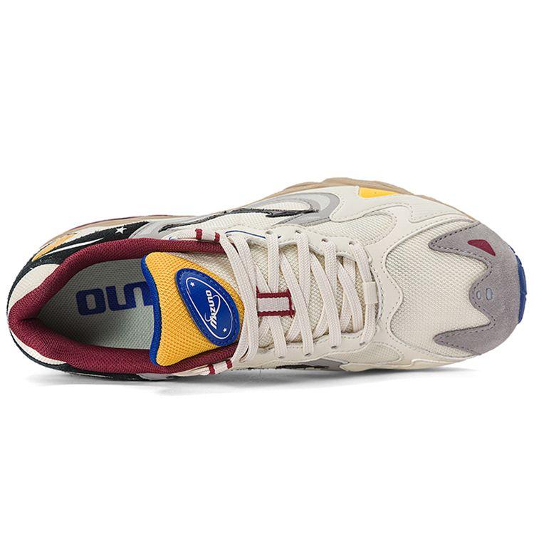 Mizuno Wave Solar Fabric Sports Comfortable Non-Slip Wear-Resistant Breathable Low-Top Casual Shoes Unisex Casual Shoes White Yellow Black D1GH222307