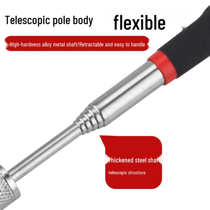 Adjustable Telescopic LED Magnetic Pickup Tool with Strong Suction